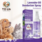 Lavender Pet Deodorization Spray 50ml – Natural Dog and Cat Perfume, Odor Remover & Coat Freshener