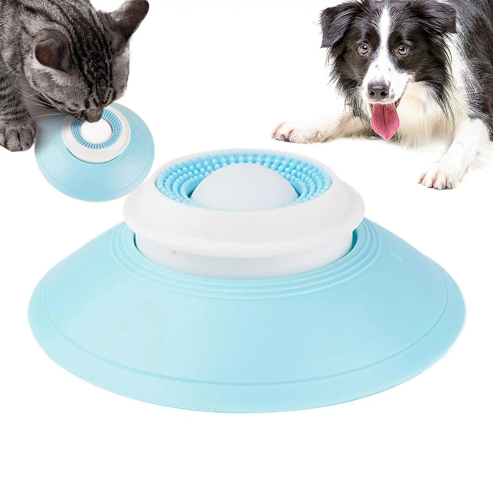 Dog Slow Feeder Lick Bowl with Suction Cup – Anti-Choking Feeding Mat Toy