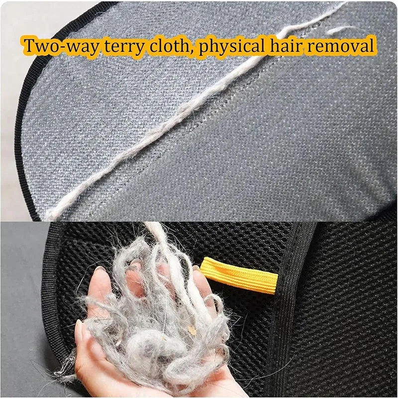 Reusable Pet Hair Removal Gloves – Double-Sided Fur Cleaner for Sofa, Carpet & Clothes