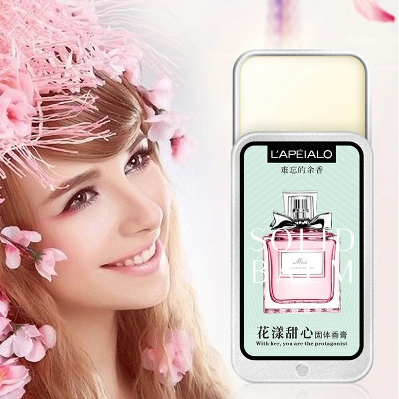 Women’s Solid Perfume Balm | Long Lasting Fruity Fragrance Portable Body Perfume Balm