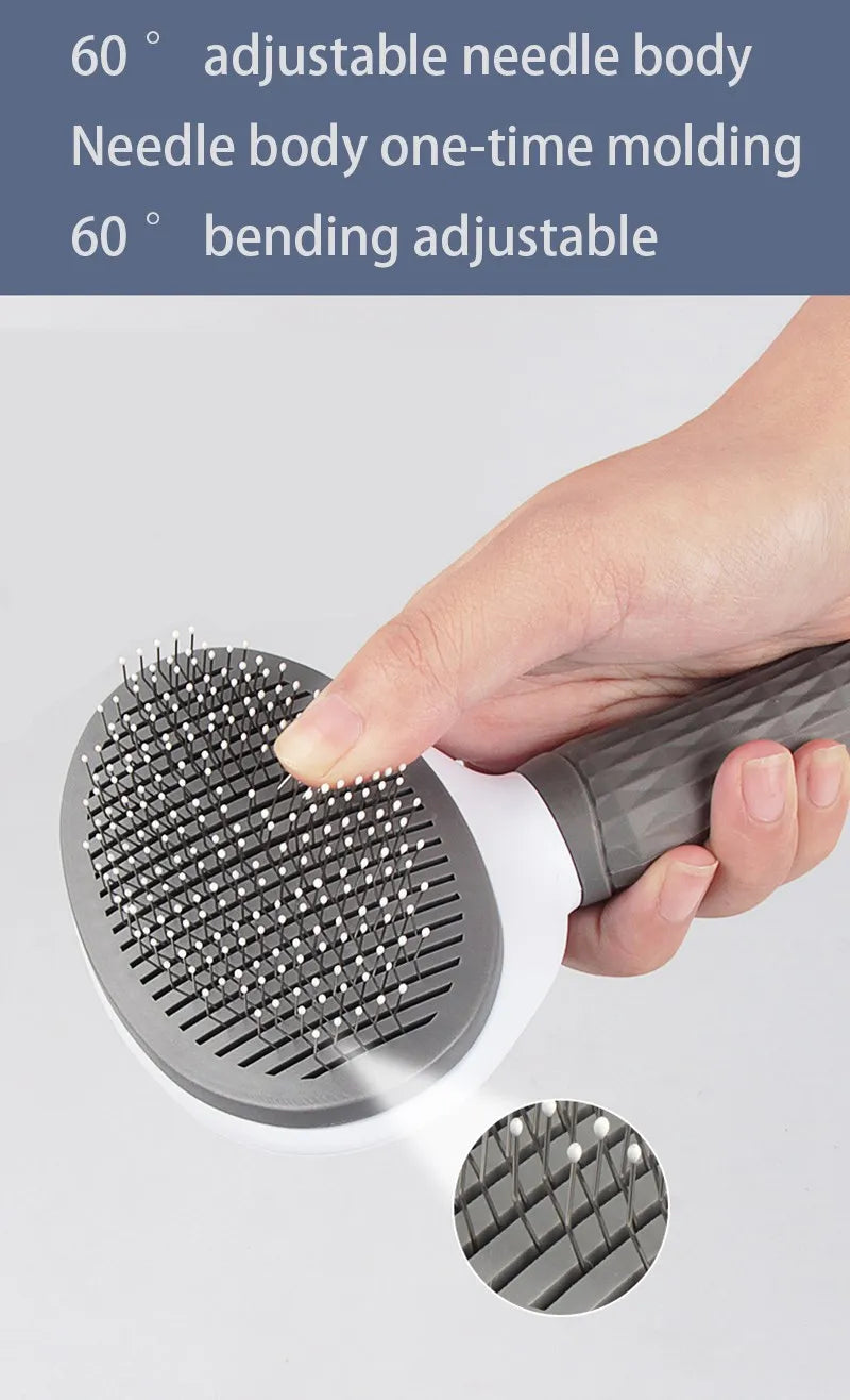 Pet Hair Remover Slicker Brush for Dogs & Cats – Grooming & Deshedding Tool