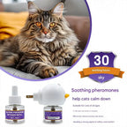 4-in-1 Pet Pheromone Diffuser for Cats andDogs | Electric Stress Relief & Calming Odorless Diffusion Set