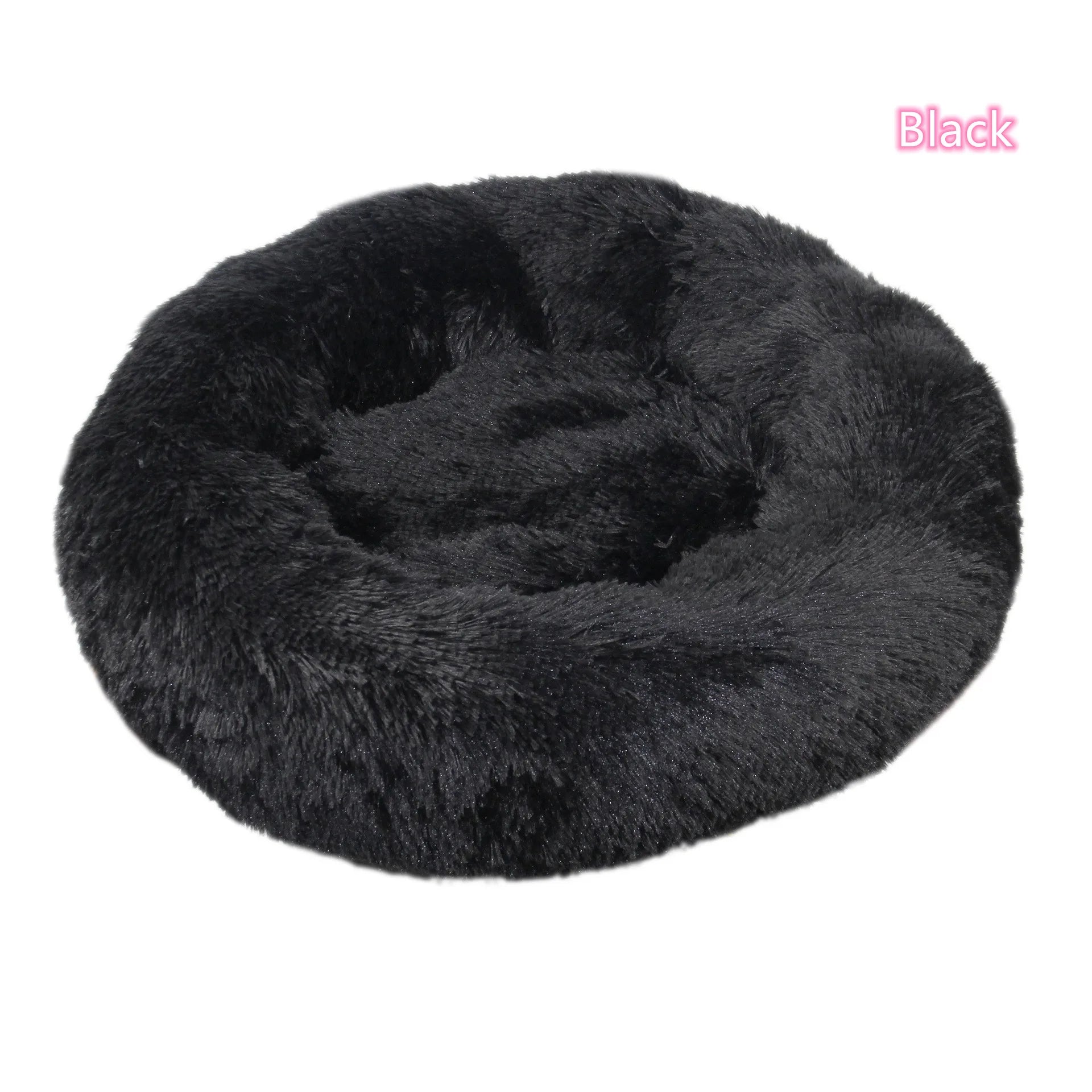 Super Soft Plush Cat Bed – Washable Donut Pet Bed for Cats and Small Dogs
