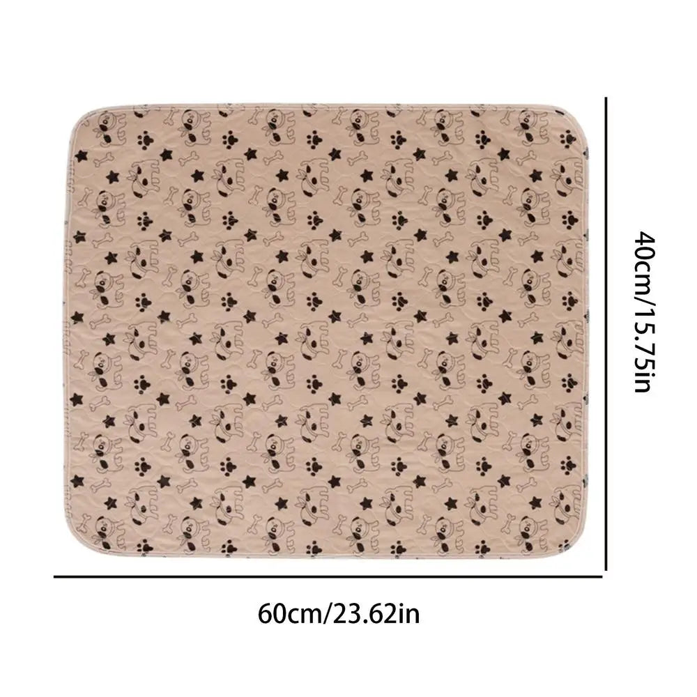 Reusable Puppy Pee Pad 60×40cm | Leak-Proof Absorbent Dog and Cat Training Mat for Home and Travel