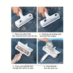Cat Hair Remover Brush – Large Self-Cleaning Pet Fur Roller for Sofa, Furniture & Clothes