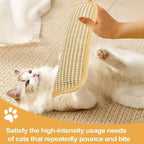Interactive Cat Scratcher Toy with Catnip Pillow – Sisal Scratching Post, Claw Grinder & Chew Bite Toy for Kittens and Indoor Cats