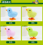 Wind Up Chicken Cat Toy Interactive Jumping Walking Plush Toy for Cats