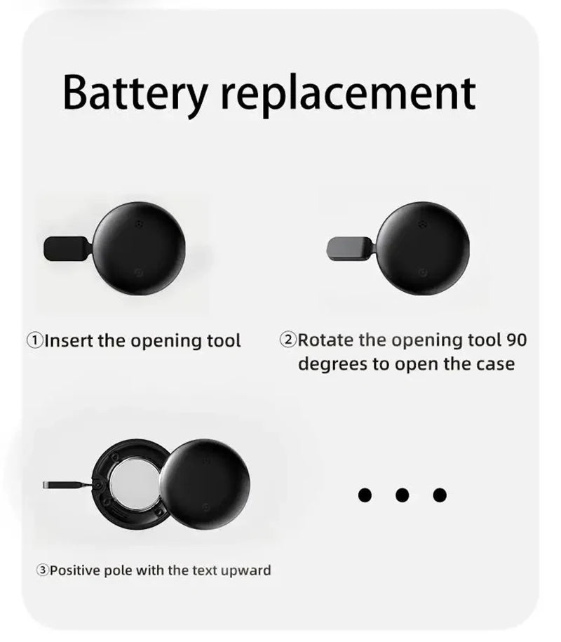 Smart GPS Locator Tag – Pet, Kids, Wallet and Luggage Tracker (Apple Find My Compatible)