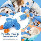 Interactive Plush Goose Dog & Cat Toy – Squeaky Chew & Tug Training Toy