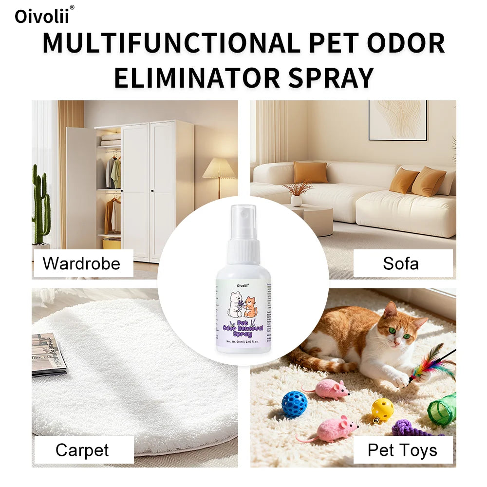 Pet Perfume Spray for Dogs and Cats | Plant-Based Long Lasting Deodorizing Floral Fruit Fragrance