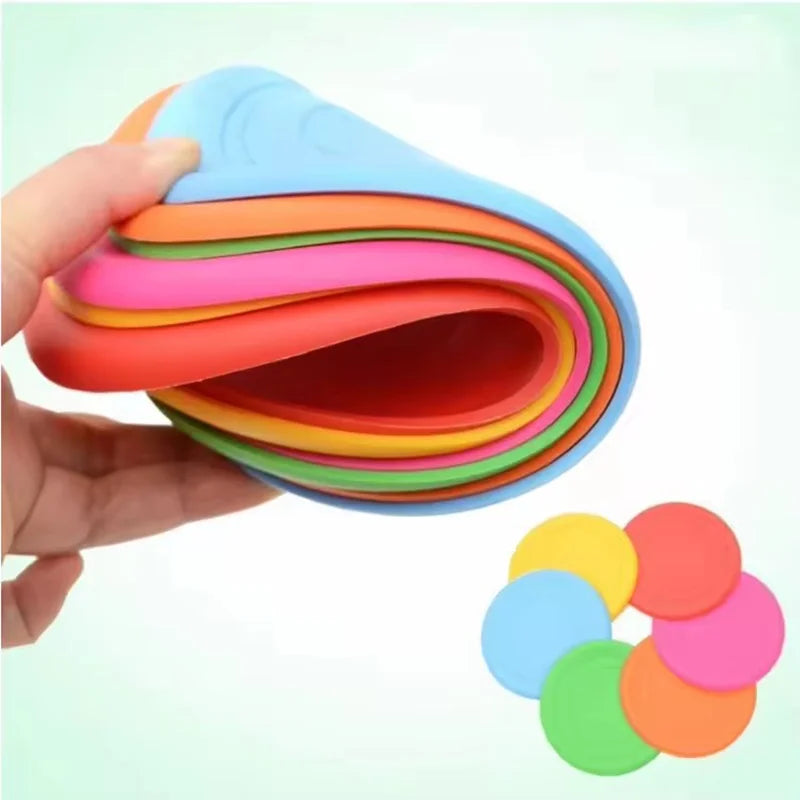 Durable Dog Frisbee Toy – Soft TPR Flying Disc for Fetch, Training, Outdoor Play & Water Games
