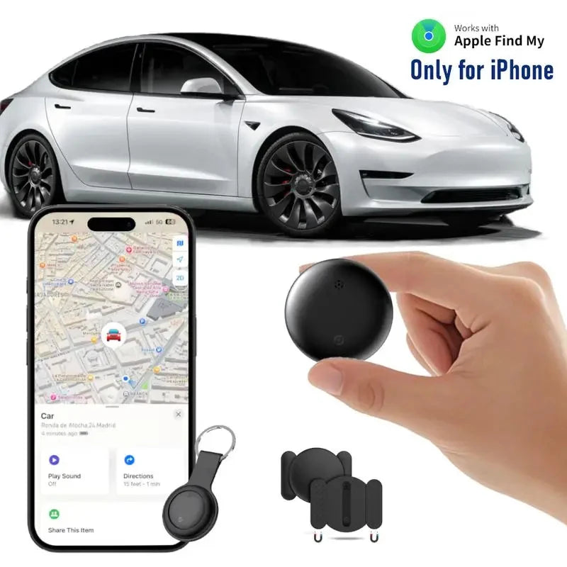 Smart GPS Locator Tag – Pet, Kids, Wallet and Luggage Tracker (Apple Find My Compatible)