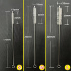 Reusable Straw Cleaning Brush Kit – Nylon Tube & Bottle Cleaner Set for Straws, Bottles & Cups