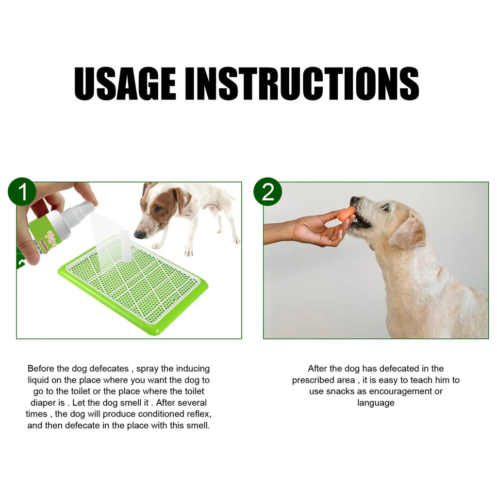 Pet Toilet Training Spray 30ml – Puppy Potty Training Aid & Designated Toilet Area Encouragement Spray for Dogs and Cats