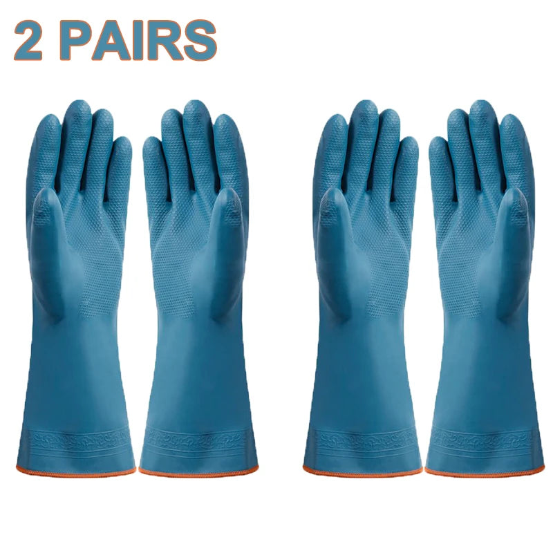 Waterproof Cleaning Gloves with Fleece Lining for Kitchen Bathroom and Household Cleaning