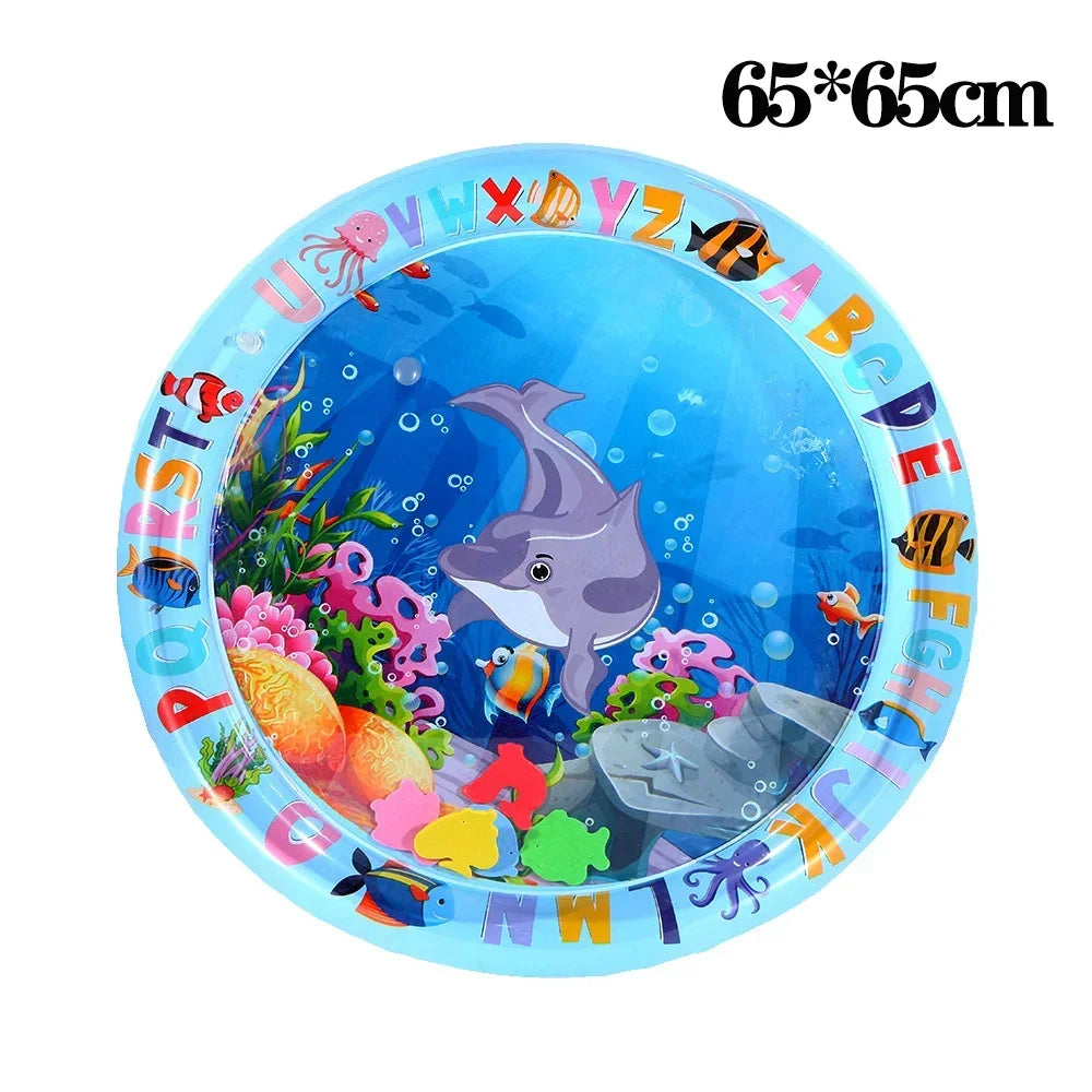 Pet Water Sensory Play Mat for Cats and Dogs – Thickened Interactive Cooling Water Pad, Scratch-Resistant Inflatable Summer Play Toy