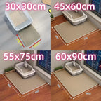 Waterproof Double Layer Cat Litter Mat – Honeycomb EVA Litter Trapping Mat, Non-Slip Washable Pet Toilet Floor Protector