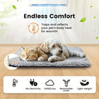 Winter Warm Pet Mattress for Dogs and Cats | Non-Slip Washable Cozy Bed Mat for Small to Large Pets