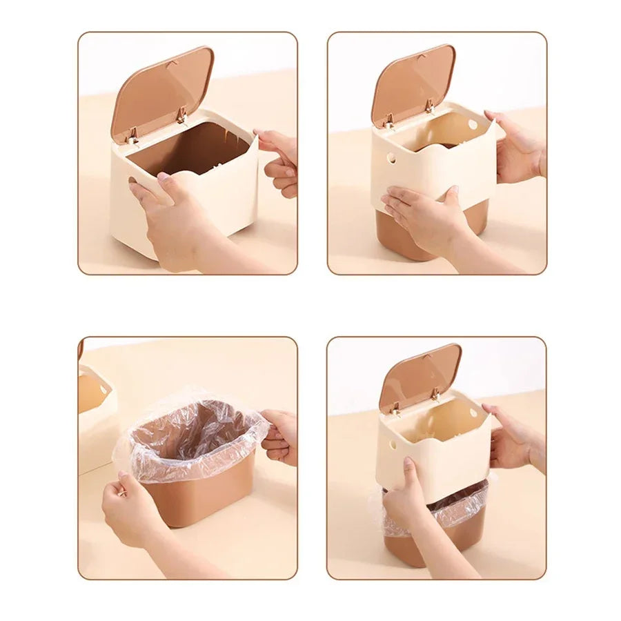 EelJoy Fully Enclosed Cat Litter Box – Portable Closed Kitty Litter Pan Toilet for Medium and Large Cats, Rabbits and Small Animals