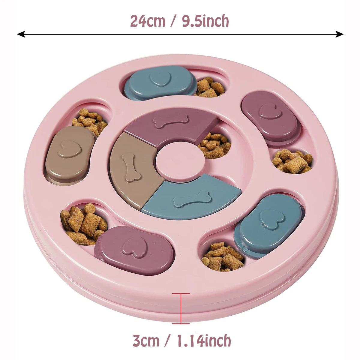 Dog Food Hiding Bowl – Interactive Slow Feeder Puzzle Toy for Dogs