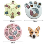 Dog Puzzle Slow Feeder Bowl – Interactive IQ Food Dispenser for Dogs & Cats