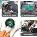 Silicone Slow Feeder Insert for Dog Bowl – Suction Cup Anti-Choking Feeding Aid