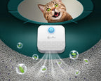 DownyPaws Smart Cat Odor Purifier 4000mAh – Rechargeable Litter Box Deodorizer and Pet Air Purifier