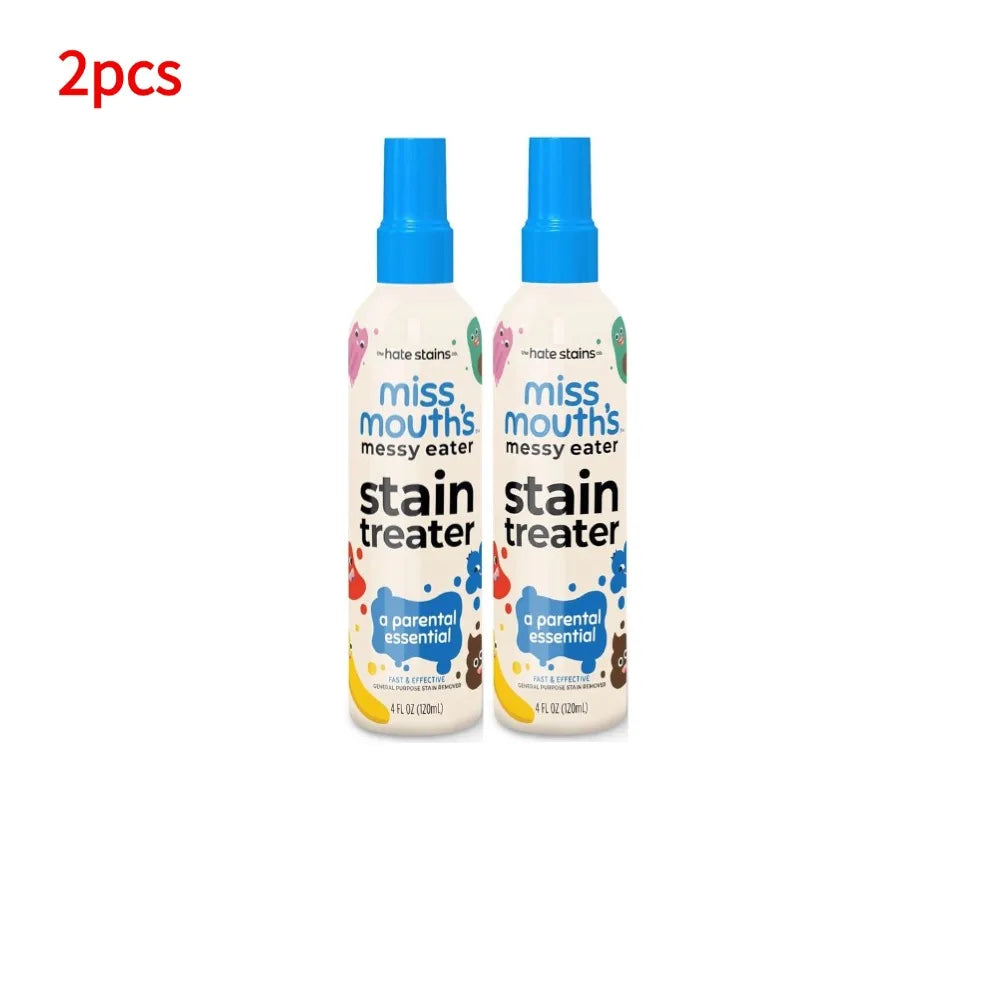 Portable Stain Remover Spray for Laundry and Fabric – Oil, Food, Pet and Candle Stain Cleaner 120ml