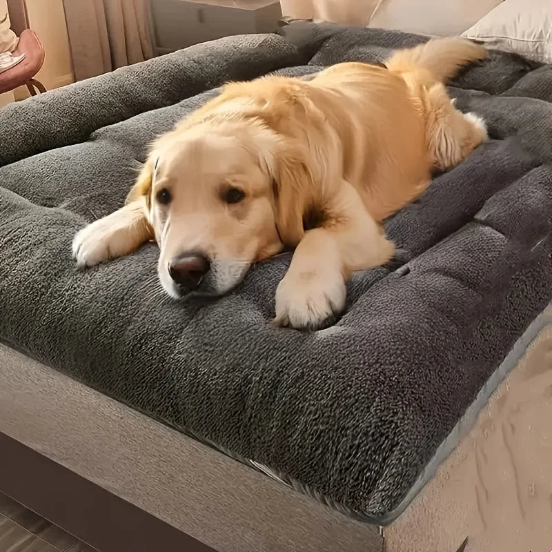 Extra Large Plush Dog Bed Sofa – Super Soft Thickened Pet Sleeping Mat for All Dogs