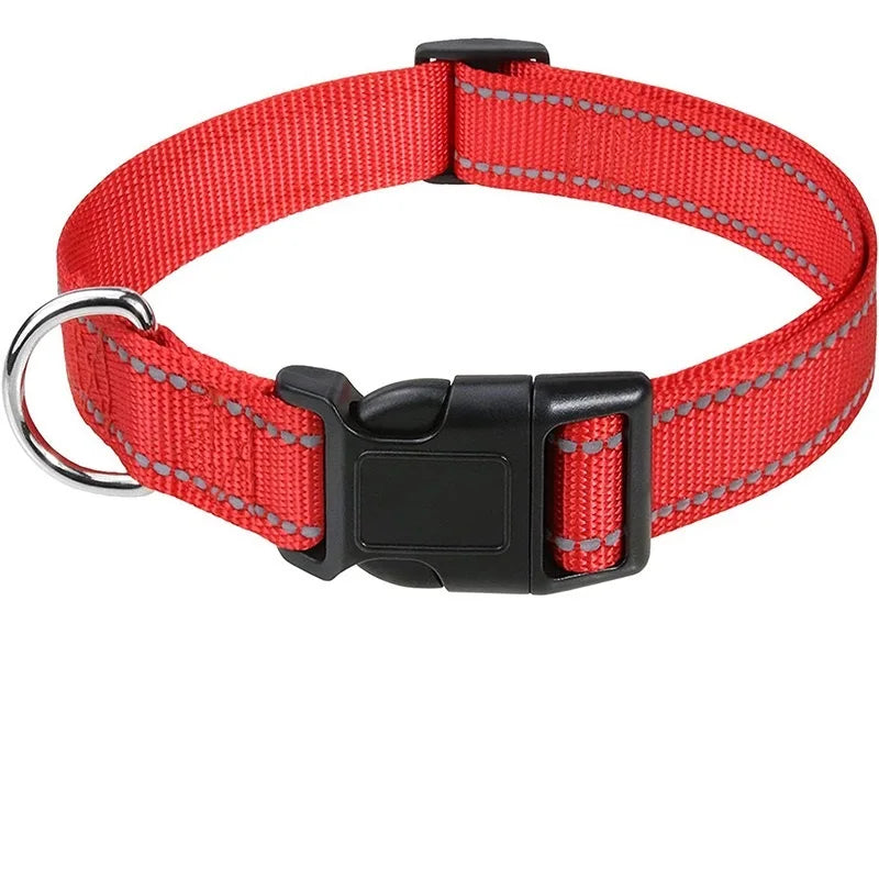 Decorative Choker Dog Collar for Small Puppies – Adjustable Nylon Pet Neck Collar