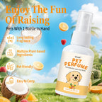 Pet Perfume Spray for Dogs and Cats | Plant-Based Long Lasting Deodorizing Floral Fruit Fragrance