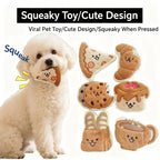 Plush Squeaky Dog Toy for Small Dogs & Puppies – Soft Chew-Resistant Boredom Relief Toy