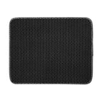 Large Waterproof Double Layer Cat Litter Mat – EVA Honeycomb Litter Trapper with Non-Slip Base for Cats and Kittens