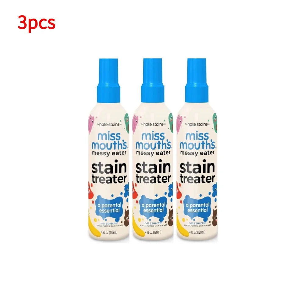 Portable Stain Remover Spray for Laundry and Fabric – Oil, Food, Pet and Candle Stain Cleaner 120ml
