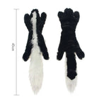 Stuffing-Free Squeaky Dog Toy – Funny Animal Plush Crinkle Toy for Durable Interactive Play