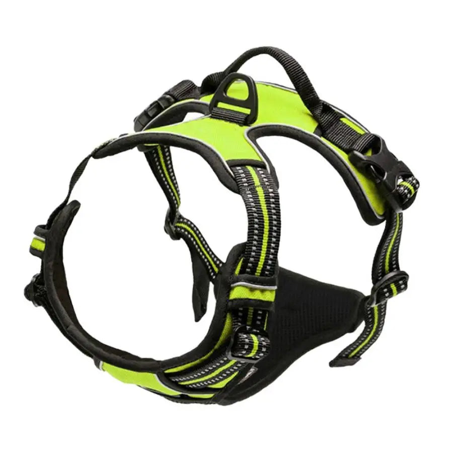 No Pull Dog Harness – Heavy Duty Reflective Front Clip Vest Harness with Easy Control Handle for Large Dogs