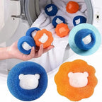 Reusable Pet Hair Remover Balls for Washing Machine – 5pcs Cat & Dog Fur Collector Laundry Tool