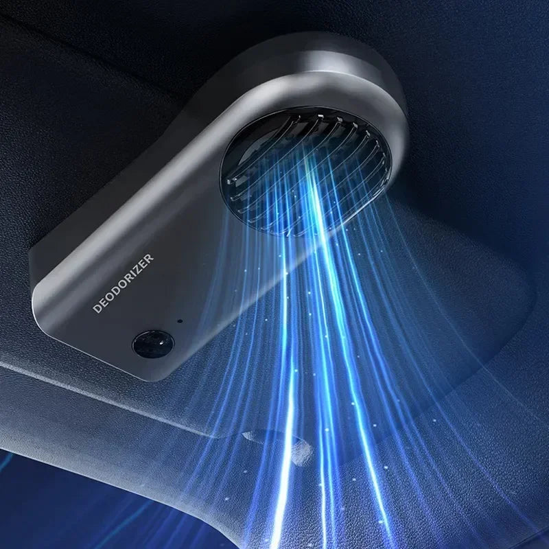 Electronic Ozone Air Purifier & Odor Eliminator – Car, Home & Refrigerator Deodorizer Intelligent Portable Fresh Air Cleaner