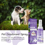 Lavender Pet Deodorizer Spray for Dogs and Cats – Long Lasting Odor Remover & Fresh Scent Perfume Spray 50ml