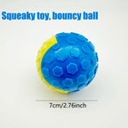 Interactive Dog Sound Rubber Toy Ball – Educational Squeaky Training and Boredom Relief Toy for Dogs
