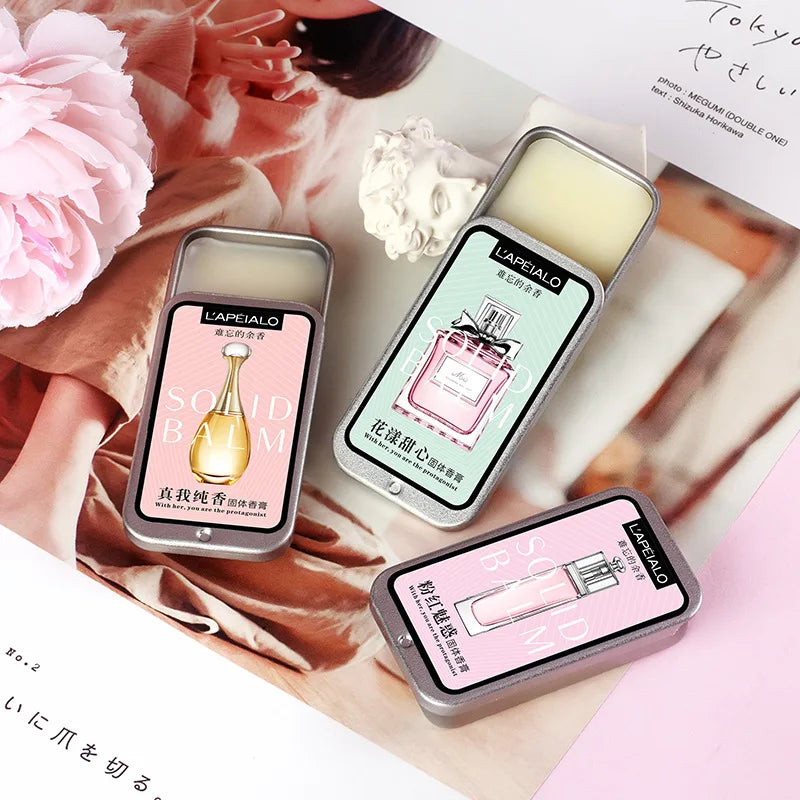 Women’s Solid Perfume Balm | Long Lasting Fruity Fragrance Portable Body Perfume Balm