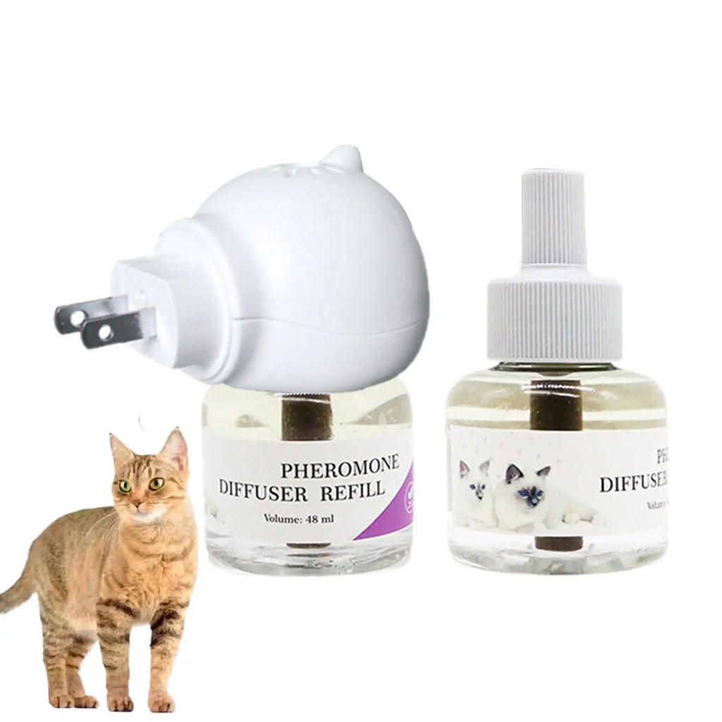 Long-Lasting Cat Pheromone Diffuser for Stress Relief | Calming Plug-In Comfort Aid for Kittens and Cats