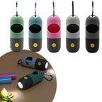 LED Dog Poop Bag Dispenser with Light – Portable Pet Waste Bag Holder