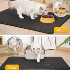 Waterproof Double Layer Cat Litter Mat – EVA Litter Trapping Pad with Non-Slip Design for Cat Litter Boxes