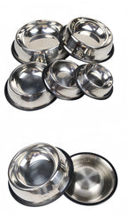 Stainless Steel Pet Bowl – Durable & Easy to Clean (6 Sizes)