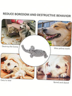 Hand-Woven Cotton Rope Knot Dog Toy – Bite Resistant Teeth Cleaning Chew Toy for Small and Medium Dogs