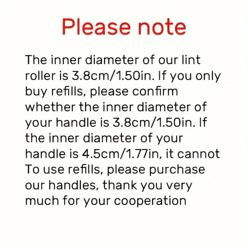 Extra Sticky Lint Roller for Pet Hair Removal – 60 Sheets Roll for Dog & Cat Hair