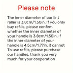 Extra Sticky Lint Roller for Pet Hair Removal – 60 Sheets Roll for Dog & Cat Hair