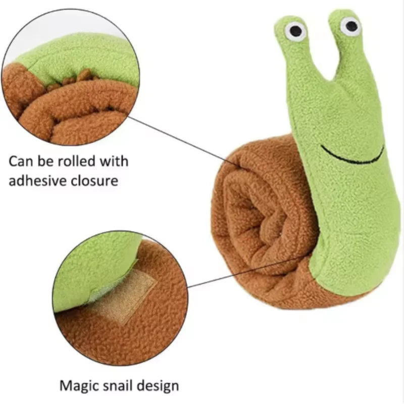Snail Snuffle Mat Pet Toy Interactive Puzzle Sniffing Toy for Dogs and Cats