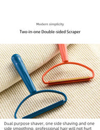 Portable Double-Sided Lint Roller Remover – Pet Hair & Fabric Shaver for Clothes, Sofa & Carpet